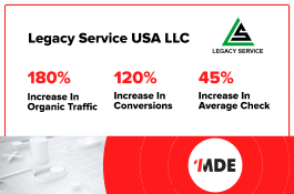 Digital marketing and SEO for Legacy Service